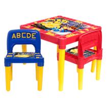 Mesa Infantil Educativa Com Cadeira Desenho Branca de Neve