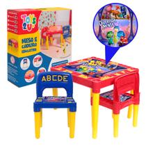 Mesa Infantil Educativa Jogo De Letras Divertidamente