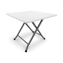 Mesa Infantil Havai Dobrável Para Criança Desenhar Prata e Branco