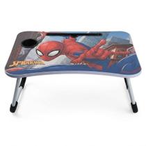 Mesa infantil homem-aranha dobrável portátil atividades suporte notebook tablet porta copos estudo desenho escolar