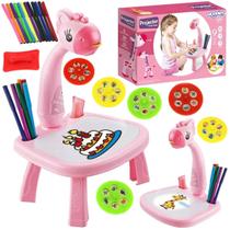 Mesa Infantil Interativa Educativa Mesinha Projetora Rosa - Toys & Toys