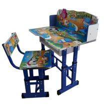 Mesa infantil mesinha estudo ajustavel cadeira kit bancada