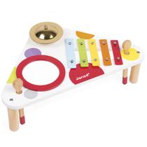 Mesa Infantil Musical Brinquedo Interativo 3 Instrumentos