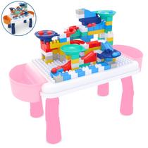 Mesa Infantil Para Atividades Interativas Com Blocos de Montar
