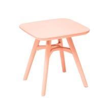 Mesa Infantil Pipa Rivatti 51 cm (Largura) Estrutura Monobloco em Polipropileno (PP) Pêssego