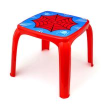 Mesa Infantil Plastica Para Atividades Criança Spider Man - Usual Utilidades
