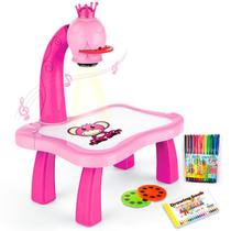 Mesa Infantil Projetora De Desenho Das Princesas - Dm Toys