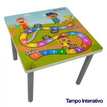Mesa Infantil Reforçada - LG flex - Tampo De Madeira e Pés Com Base Metálica Mesa Infantil Reforçada - LG flex - Tampo De Madeira e Pés Com Base Metálica