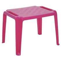 Mesa Infantil Tramontina Dona Chica Rosa Atividades 50x64cm Brincadeiras Crianças