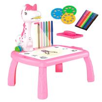 Mesa Infantil Unicórnio Projetora Criativa Com Discos Projetores E Brinquedo Sensorial - Bee Toys