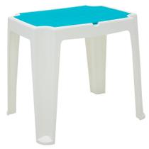 Mesa Infantil Versa Branca e Azul