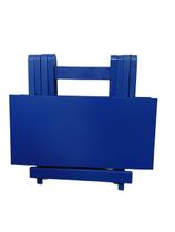 Mesa Infatil 45x45 para Espreguiçadeira Azul Mesa Infatil 45x45 para Espreguiçadeira Azul