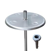 Mesa Inox 304 Com Regulagem P/ Piscina Bar Molhado + Chumbador