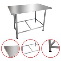 Mesa Inox Bancada Cozinha Industrial Profissional Restaurante Padaria Açougue Multiuso 70x70x85 30kg Mesa Inox Bancada Cozinha Industrial Profissional Restaurante Padaria Açougue Multiuso 70x70x85 30kg