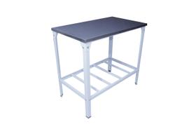 Mesa inox leve 55 x 93 cm com prateleira innal prático, resistente e higiênico