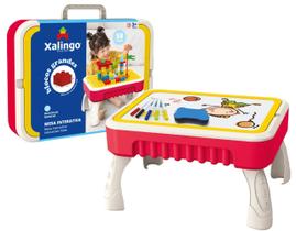 Mesa Interativa Infantil Mesinha Com Lousa E Acessórios 58Pç Mesa Interativa Infantil Mesinha Com Lousa E Acessórios 58Pç