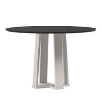 Mesa Isabela 117X117 Off White/Preto