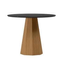 Mesa Isis 100X100 Ype/Preto Mesa Isis 100X100 Ype/Preto