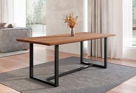 Mesa Jantar 210x92cm Tampo Madeira Maciça Lumber CabeCasa MadeiraOriginals Marrom Mesa Jantar 210x92cm Tampo Madeira Maciça Lumber CabeCasa MadeiraOriginals Marrom