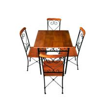 Mesa Jantar 4 Lugares Quadrada Confortável 80x80cm
