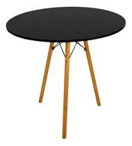 Mesa Jantar 70cm Redonda Preta Base Tripé Eiffel Charles Eames Escrivaninha Sala Estar Cozinha Tampo Mdf Pé Eucalipto Mesa Jantar 70cm Redonda Preta Base Tripé Eiffel Charles Eames Escrivaninha Sala Estar Cozinha Tampo Mdf Pé Eucalipto