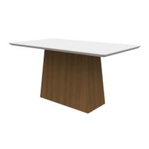 Mesa Jantar Bárbara Imbuia 160x90cm para 6 Cadeiras N Ceval