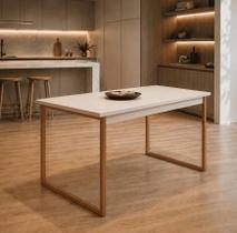 Mesa Jantar Cozinha Manu Estilo Industrial 110x70 CM Tampo 100 MDF 15mm Estrutura Aço Pintado Sala Jantar Mesa Jantar Cozinha Manu Estilo Industrial 110x70 CM Tampo 100 MDF 15mm Estrutura Aço Pintado Sala Jantar