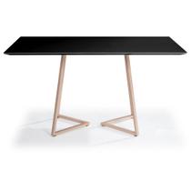 Mesa Jantar Floripa Aço Carbono Dourado
