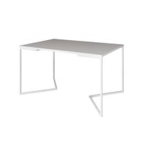 Mesa Jantar Industrial Branca Retangular 137x90cm Base V Ferro Branco Mesa Jantar Industrial Branca Retangular 137x90cm Base V Ferro Branco