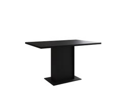 Mesa Jantar Londres retangular 137x90 cm Preto Base Madeira