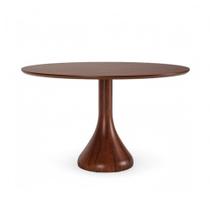 Mesa Jantar Maribela Redonda Cor Castanho 120cm - 76767