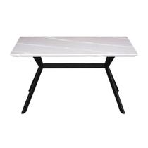 Mesa Jantar Nika Or Design Tampo Alba Marmorizado Cinza Mesa Jantar Nika Or Design Tampo Alba Marmorizado Cinza