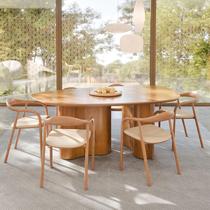 Mesa Jantar Orgânica Aracajú 6 Lugares Madeira Natural Mesa Jantar Orgânica Aracajú 6 Lugares Madeira Natural