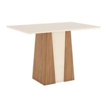 Mesa Jantar Orus 1200 Nature/Off White