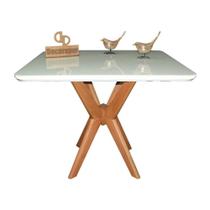 Mesa Jantar Pandora Tampo Retangular Laca Com Vidro 120x70cm Off White Mesa Jantar Pandora Tampo Retangular Laca Com Vidro 120x70cm Off White