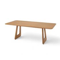 Mesa Jantar Raya Retangular Champagne 210cm - 77026