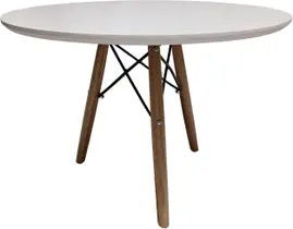 Mesa Jantar Redonda 60cm Eiffel Cozinha Café Eames Charles