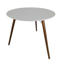 Mesa Jantar Redonda 60cm Suporte V 3 Pe Palito Sala Cozinha
