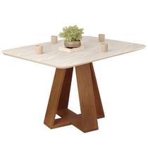 Mesa Jantar Retangular 120x90 cm Sem Vidro Kiara Freijo Quartzo Dj Moveis Mesa Jantar Retangular 120x90 cm Sem Vidro Kiara Freijo Quartzo Dj Moveis