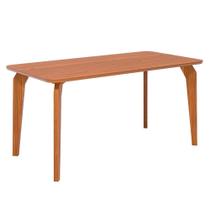 Mesa Jantar Retangular 1,60 Papaia Sem Vidro Madeira/Cinamomo