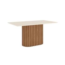 Mesa Jantar Solana 1600mm Nature/Off White
