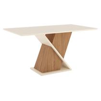 Mesa Jantar Solus 1600mm Nature/Off White