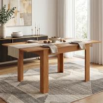 Mesa Jantar Tampo Extensível 4 a 6 Lugares Dalla Costa MDF