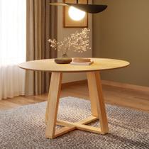 Mesa Jantar Tampo Giratório 130cm 100% MDF Dalla Costa Mesa Jantar Tampo Giratório 130cm 100% MDF Dalla Costa