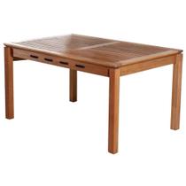 Mesa Jantar Trama em Madeira cor Verniz Jatoba 220cm - 56740