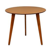 Mesa Julia Redonda De 70CM Na Cor Freijó Mesa Julia Redonda De 70CM Na Cor Freijó