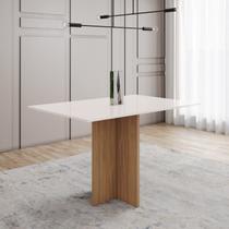Mesa Kira 120cm Bege/Nature/Off White Mesa Kira 120cm Bege/Nature/Off White