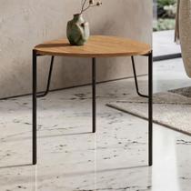 Mesa Lateral 56cm de Apoio para Sala Multiuso 100% MDF