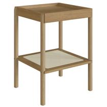 Mesa Lateral 58 CM Pes Madeira Palhinha Oslo 27962 Hanover Artesano