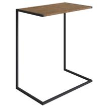 Mesa Lateral 67cm Estrutura Preta - Vermont